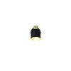 Illuminazione Trio Leuchten Eva Faretto da soffitto Nero-Oro, 1-Luce
