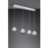 Illuminazione Trio Leuchten Flynt Lampada a sospensione LED Cromo, 4-Luci