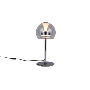 Stile fungo  Illuminazione Trio Leuchten Flynt Lampada da tavolo LED Cromo, 1-Luce