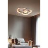 Illuminazione Trio Leuchten Granada Plafoniera LED Marrone, 1-Luce