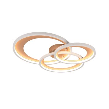 Illuminazione Trio Leuchten Granada Plafoniera LED Marrone, 1-Luce