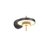 Illuminazione Trio Leuchten KEATON Applique LED Nero-Oro, 1-Luce