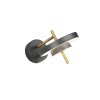 Illuminazione Trio Leuchten KEATON Applique LED Nero-Oro, 1-Luce
