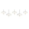 Illuminazione Trio Leuchten KEATON Lampada a sospensione LED Grigio, 1-Luce