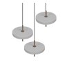 Illuminazione Trio Leuchten KEATON Lampada a sospensione LED Grigio, 3-Luci