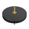 Illuminazione Trio Leuchten KEATON Lampada da tavolo LED Nero-Oro, 1-Luce
