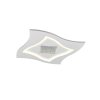 Illuminazione Trio Leuchten Klint Plafoniera LED Bianco, 1-Luce, Telecomando, Cambia colore