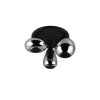 Illuminazione Trio Leuchten Lumina Plafoniera Nero, 3-Luci