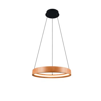 Illuminazione Trio Leuchten Lynwood Lampada a sospensione LED Legno chiaro, 1-Luce