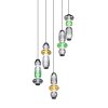 Illuminazione Trio Leuchten Minerva Lampada a sospensione LED Colorato, 5-Luci