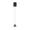 Illuminazione Trio Leuchten Romeo Lampada a sospensione LED Nero, 1-Luce