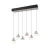 Illuminazione Trio Leuchten Romeo Lampada a sospensione LED Nichel opaco, 6-Luci