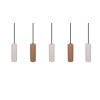 Illuminazione Trio Leuchten Soka Lampada a sospensione Marrone, 5-Luci