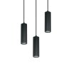 Illuminazione Trio Leuchten Soka Lampada a sospensione Nero, 3-Luci