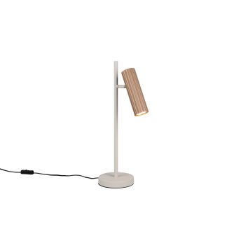 Illuminazione Trio Leuchten Soka Lampada da tavolo Marrone, 1-Luce