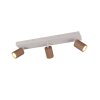 Illuminazione Trio Leuchten Soka Faretto da soffitto Marrone, 3-Luci