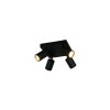 Illuminazione Trio Leuchten Soka Faretto da soffitto Nero, 4-Luci