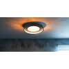 Illuminazione Trio Leuchten Solea Plafoniera LED Nero, 1-Luce