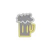Illuminazione Reality Beer Applique LED Trasparente, chiaro, 1-Luce