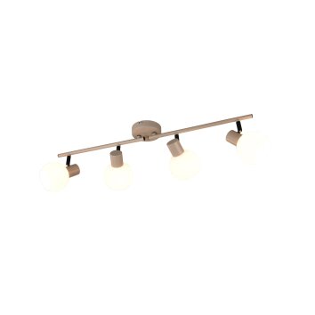 Illuminazione Reality Boba Faretto da soffitto Beige, 4-Luci
