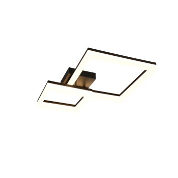 Illuminazione Reality Camino Plafoniera LED Nero, 1-Luce
