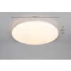 Illuminazione Reality Cetus Plafoniera LED Bianco, 1-Luce, Telecomando, Cambia colore