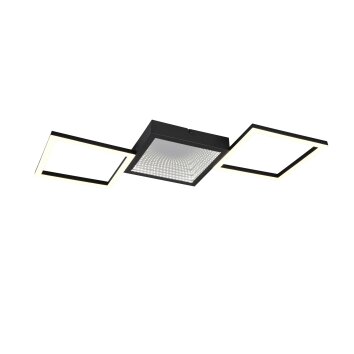 Illuminazione Reality Gelo Plafoniera LED Nero, 1-Luce