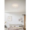 Illuminazione Reality Goya Plafoniera LED Bianco, 1-Luce, Telecomando