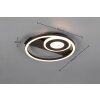 Illuminazione Reality Horus Plafoniera LED Nero, 1-Luce