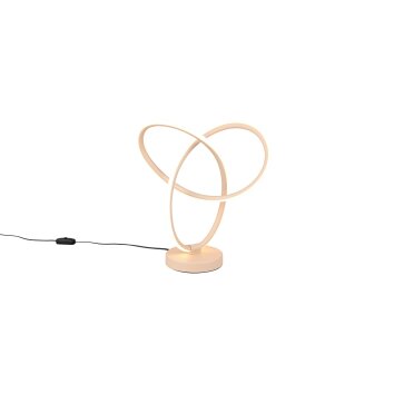 Illuminazione Reality Lando Lampada da tavolo LED Beige, 1-Luce