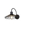Illuminazione Reality Margarita Applique Nero, 1-Luce