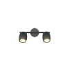 Illuminazione Reality Nancy Faretto da soffitto Nero, 2-Luci