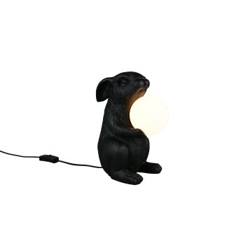 Illuminazione Reality Rabbit Lampada da tavolo Nero, 1-Luce