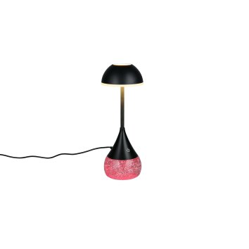 Illuminazione Reality Tembo Lampada da tavolo LED Nero, 1-Luce, Cambia colore