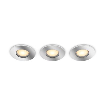 Illuminazione Philips Adore Plafoniera Argento, 1-Luce