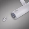 Illuminazione Leuchten Direkt ARCHIE Applique LED Bianco, 1-Luce, Telecomando