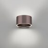 Illuminazione Paul Neuhaus Clipse Applique LED Marrone, 2-Luci