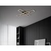 Illuminazione Globo Lighting Tatjana Plafoniera LED Nero, 1-Luce