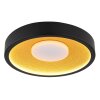 Illuminazione Globo Lighting Woki Plafoniera LED Nero, 1-Luce