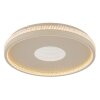 Illuminazione Globo Lighting Shirley Plafoniera LED Sabbia, 1-Luce, Telecomando
