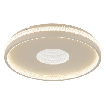 Illuminazione Globo Lighting Shirley Plafoniera LED Sabbia, 1-Luce, Telecomando