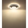 Illuminazione Globo Lighting Shirley Plafoniera LED Nero, 1-Luce, Telecomando