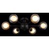 Illuminazione Globo Lighting Roland Plafoniera Nero, 6-Luci