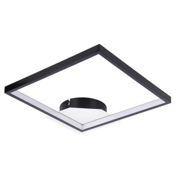 Illuminazione Globo Lighting Oslo Plafoniera LED Nero, 1-Luce