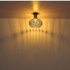 Illuminazione Globo Lighting Dorthy Plafoniera Grigio, Nero, 1-Luce