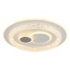 Illuminazione Globo Lighting Kriswall Plafoniera LED Bianco, 1-Luce
