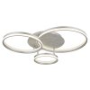 Illuminazione Globo Lighting Mary Plafoniera LED Argento, 1-Luce, Telecomando