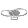Illuminazione Globo Lighting Mary Plafoniera LED Argento, 1-Luce, Telecomando