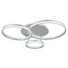 Illuminazione Globo Lighting Mary Plafoniera LED Argento, 1-Luce, Telecomando