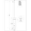 Illuminazione Globo Lighting Pelo Lampadario a sospensione LED Verde, 1-Luce
